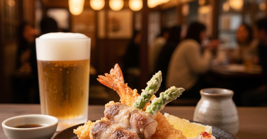 八重洲に「天ぷら串 山本家」オープン、仕事終わりの一杯に