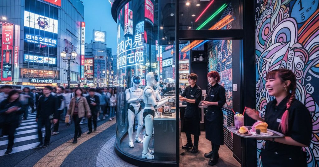東急プラザ渋谷にロボットと人が共働するカフェ「Pepper PARLOR」誕生