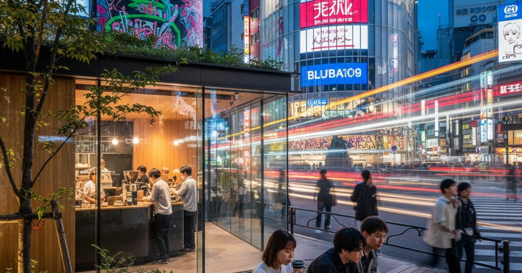 公園と一体化したブルーボトルコーヒー渋谷カフェ、その全貌