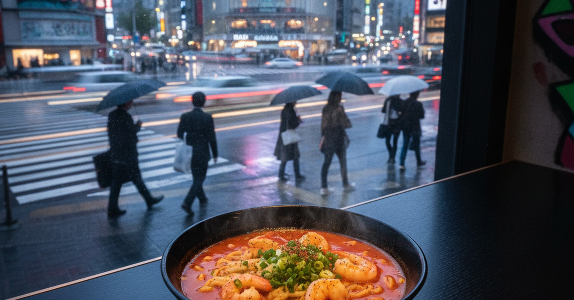渋谷・五ノ神製作所、海老トマトつけ麺の実食レポ