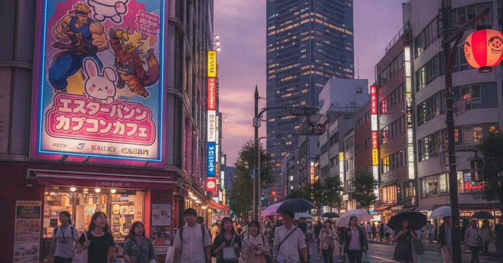 エスターバニー、カプコンカフェ池袋・梅田に登場