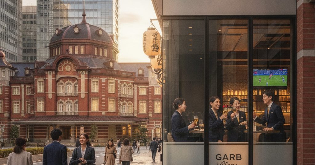 大手町にスポーツ観戦もできる新ダイナー「GARB Cheers OTEMACHI」10月7日オープン